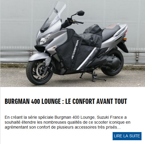 Suzuki Burgman 400 Lounge